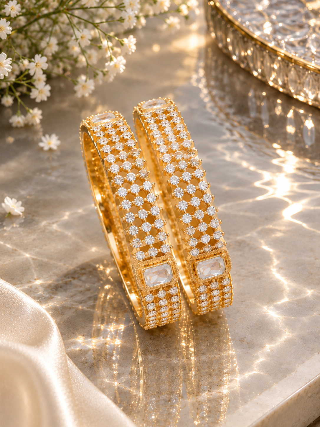Royal Shubh Kundan Bangles